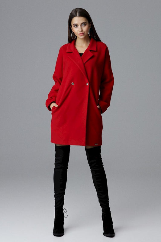 red - Coat model 124230 Figl Wholesale Clothing Online, Women`s Fashion, Shoes, Lingerie & Underwear - Matterhorn