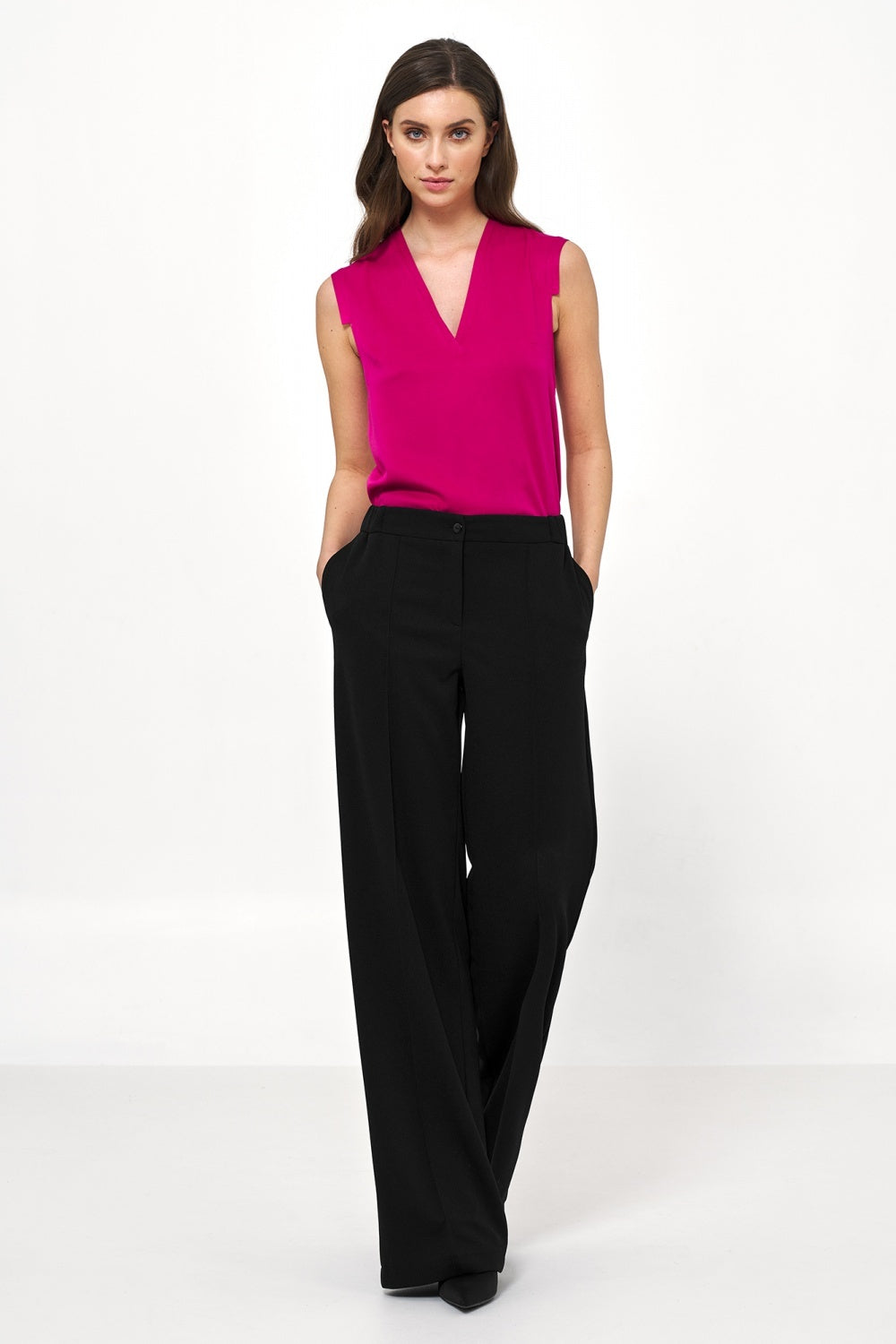 Loose Cut Trousers - Black