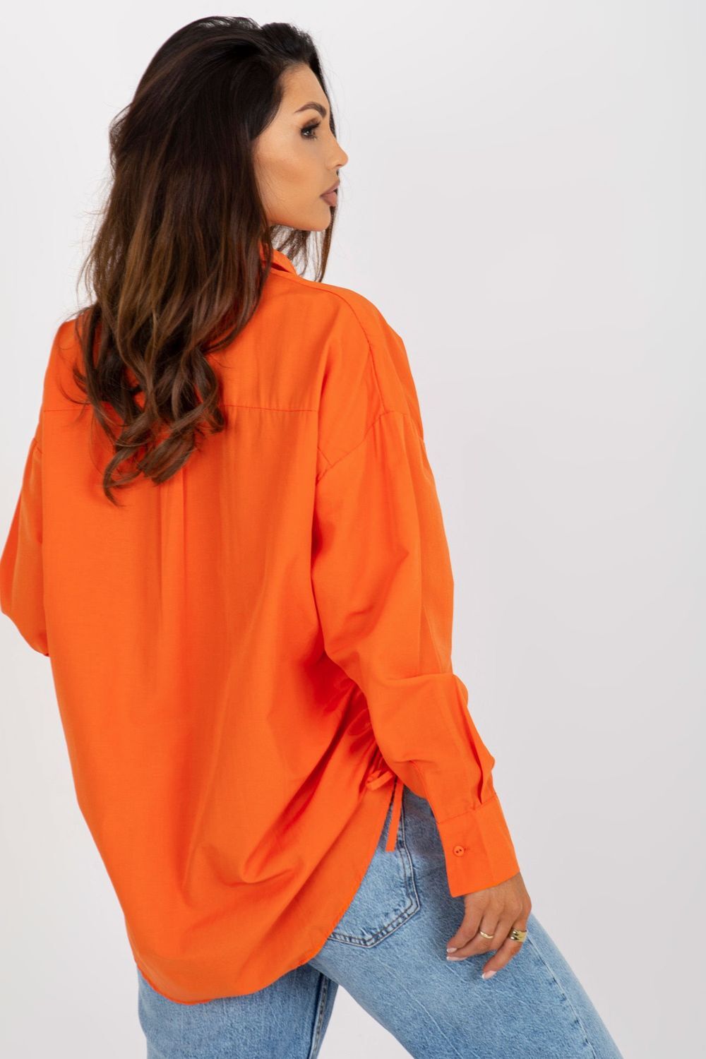 Loose Cut Shirt/Blouse - Orange