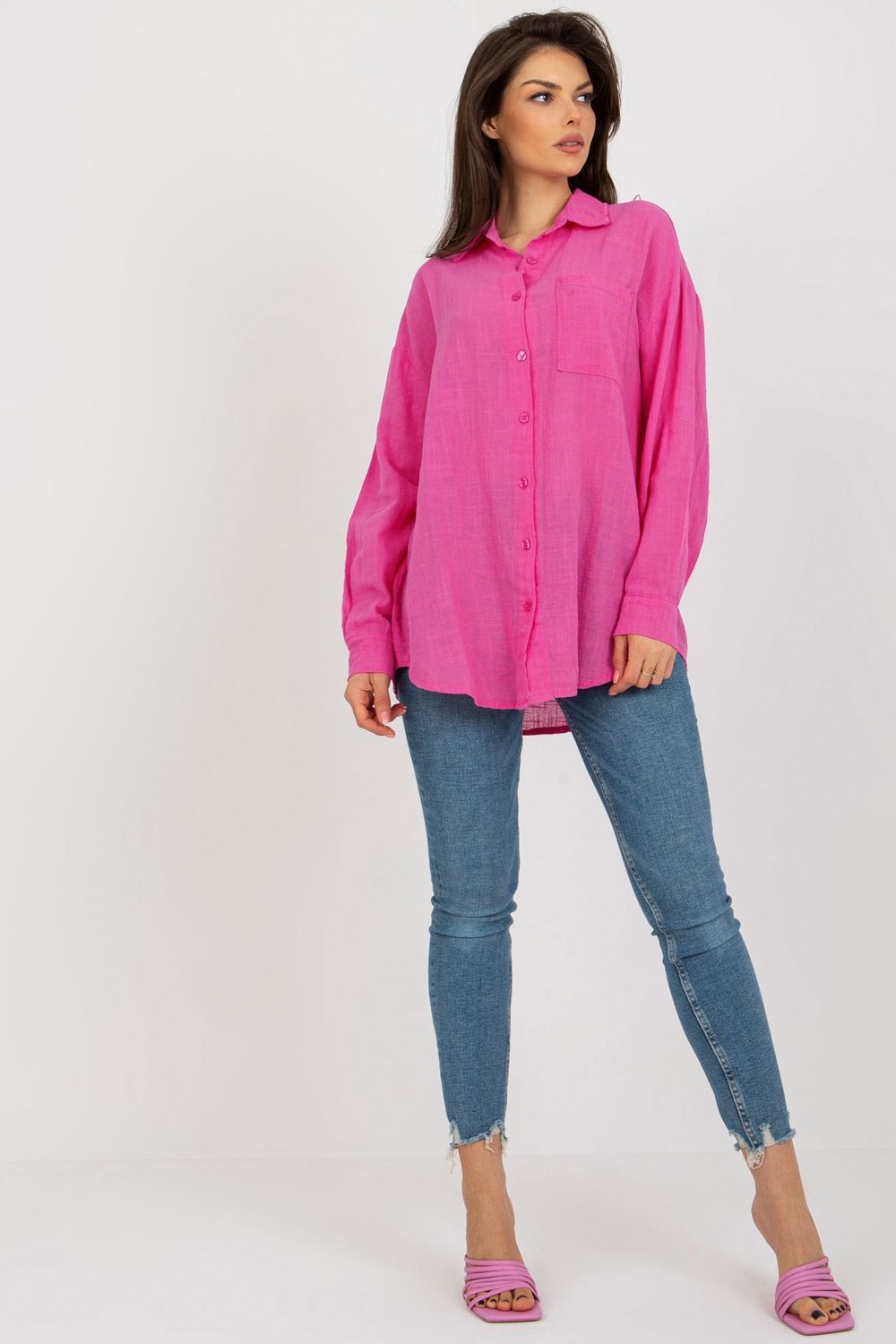 Loose Fit Shirt/Blouse - Pink