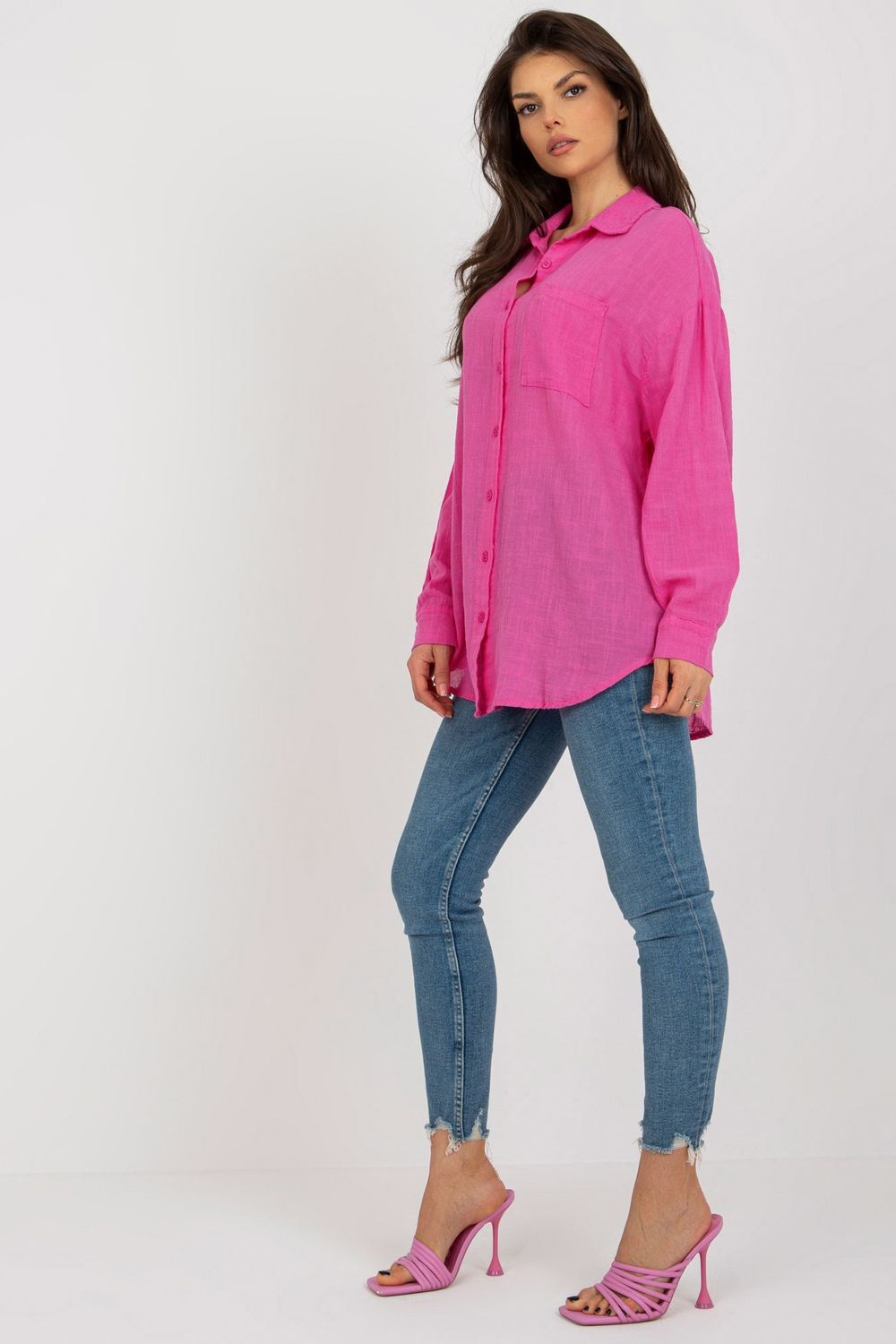 Loose Fit Shirt/Blouse - Pink