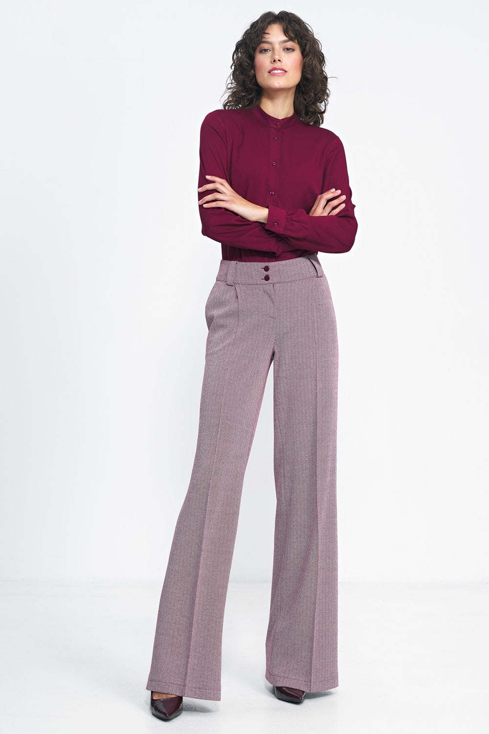 Slim Fitting Trousers - Lilac