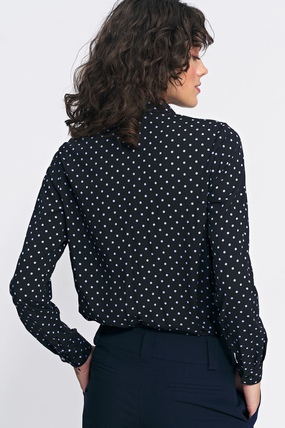 Viscose Pea Shirt - Black