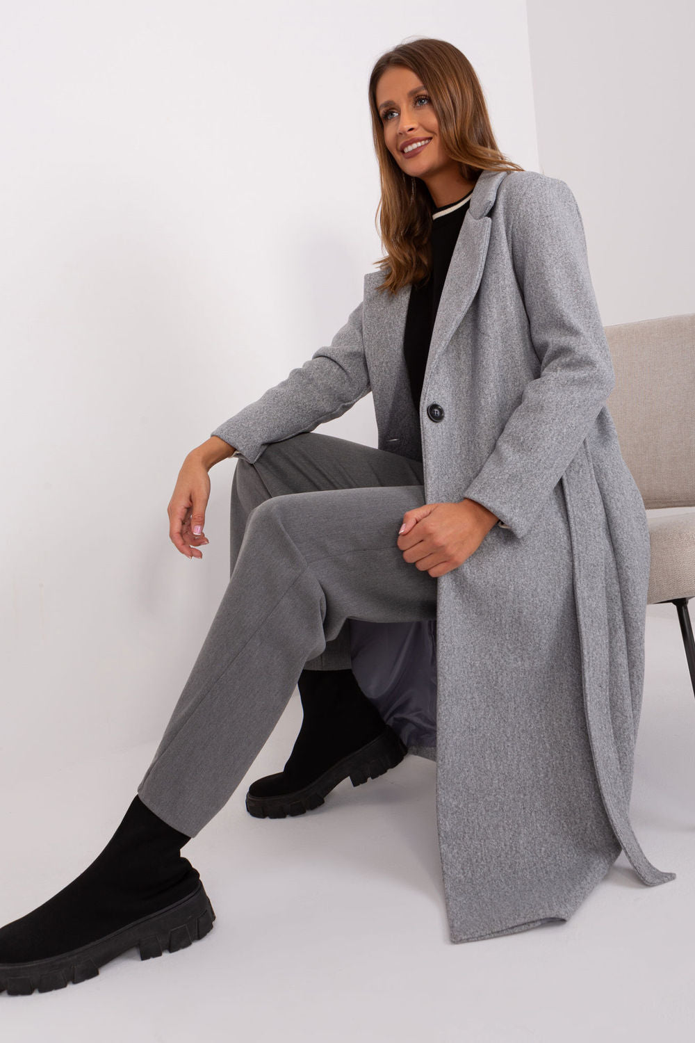 Long Coat - Grey