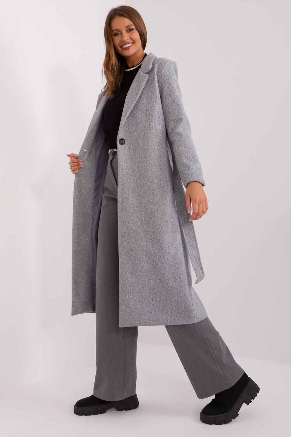 Long Coat - Grey