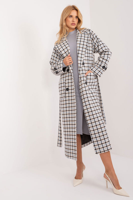 Checkered Coat - Multi Colour