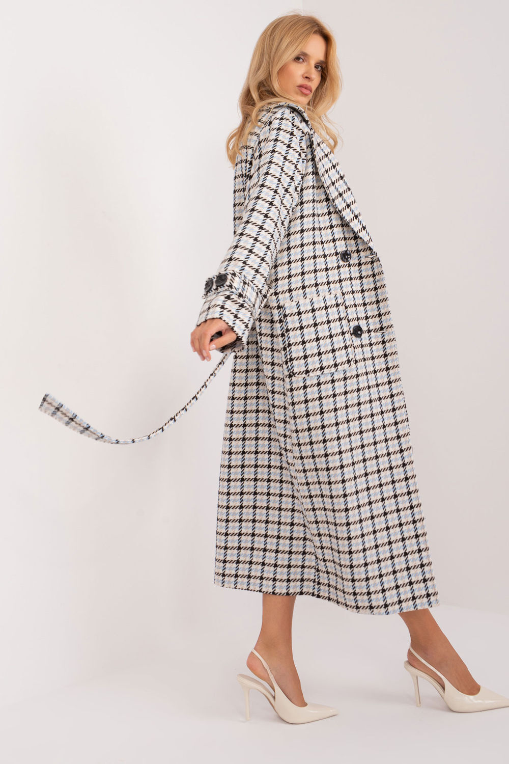 Checkered Coat - Multi Colour