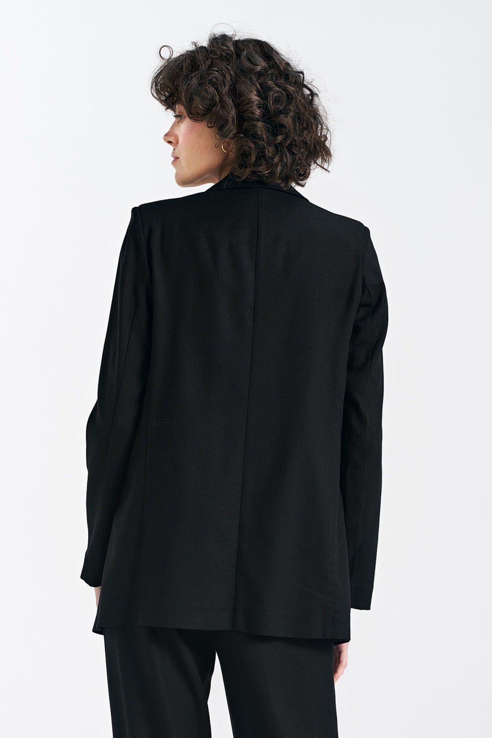 Regular Loose Fit Blazer - Black