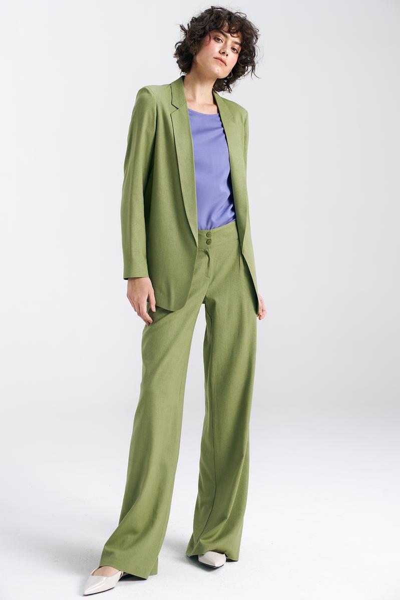 Regular Loose Fit Blazer - Green