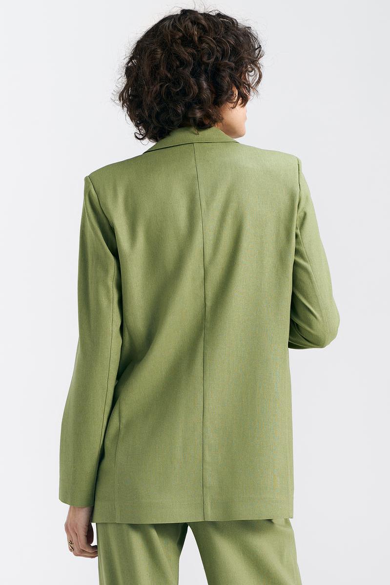 Regular Loose Fit Blazer - Green