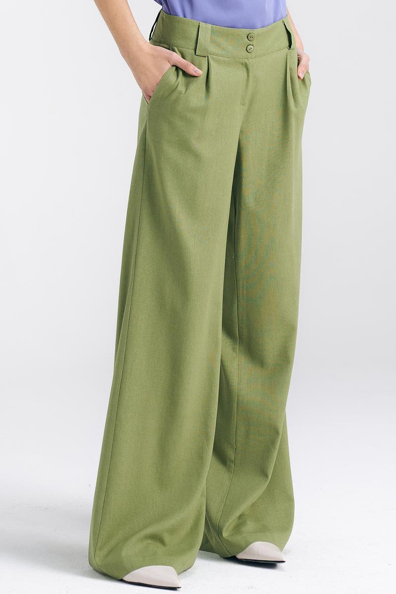 Relaxed Fit Trousers - Green