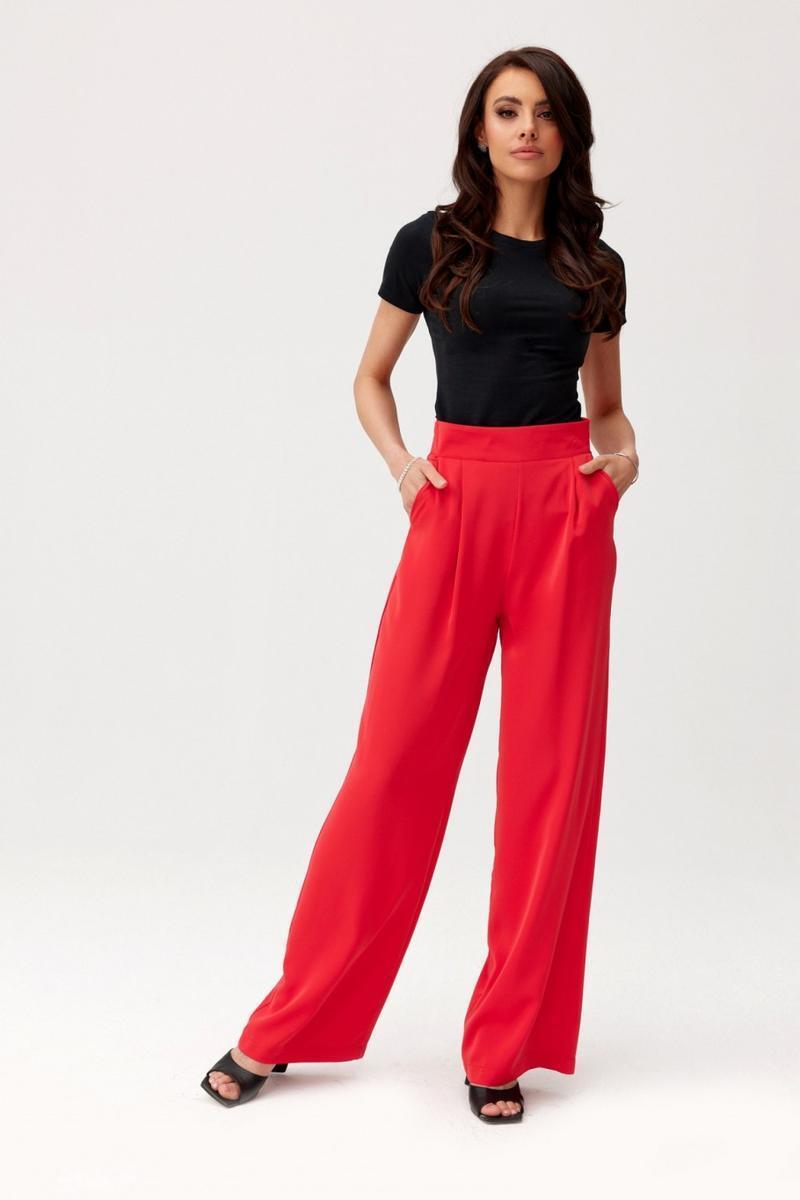 Loose Leg Trousers - Red