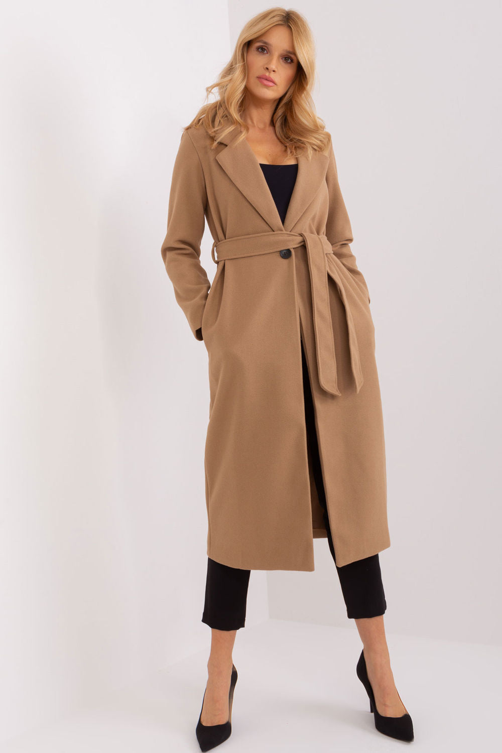 Long Transitional Coat - Brown