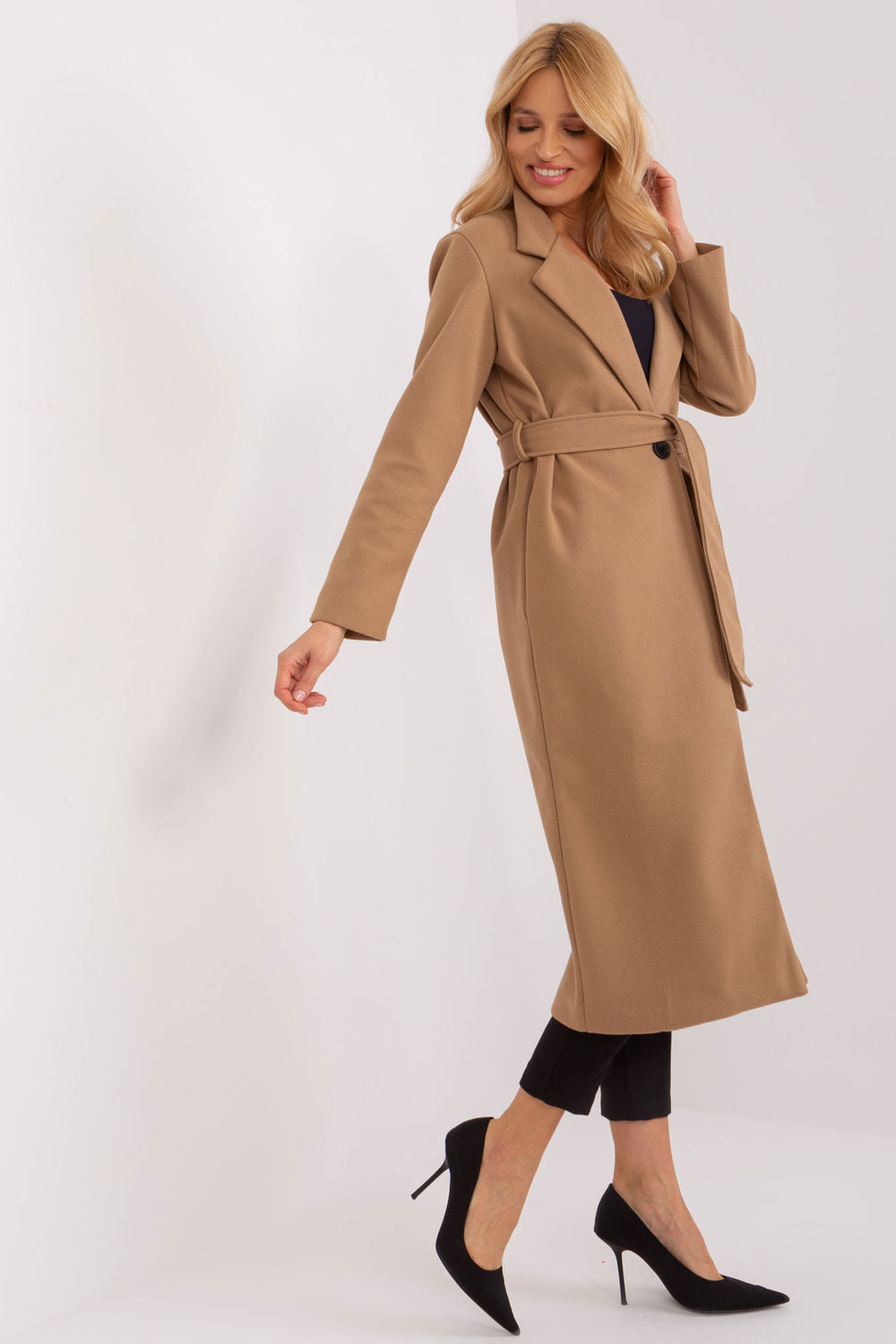 Long Transitional Coat - Brown