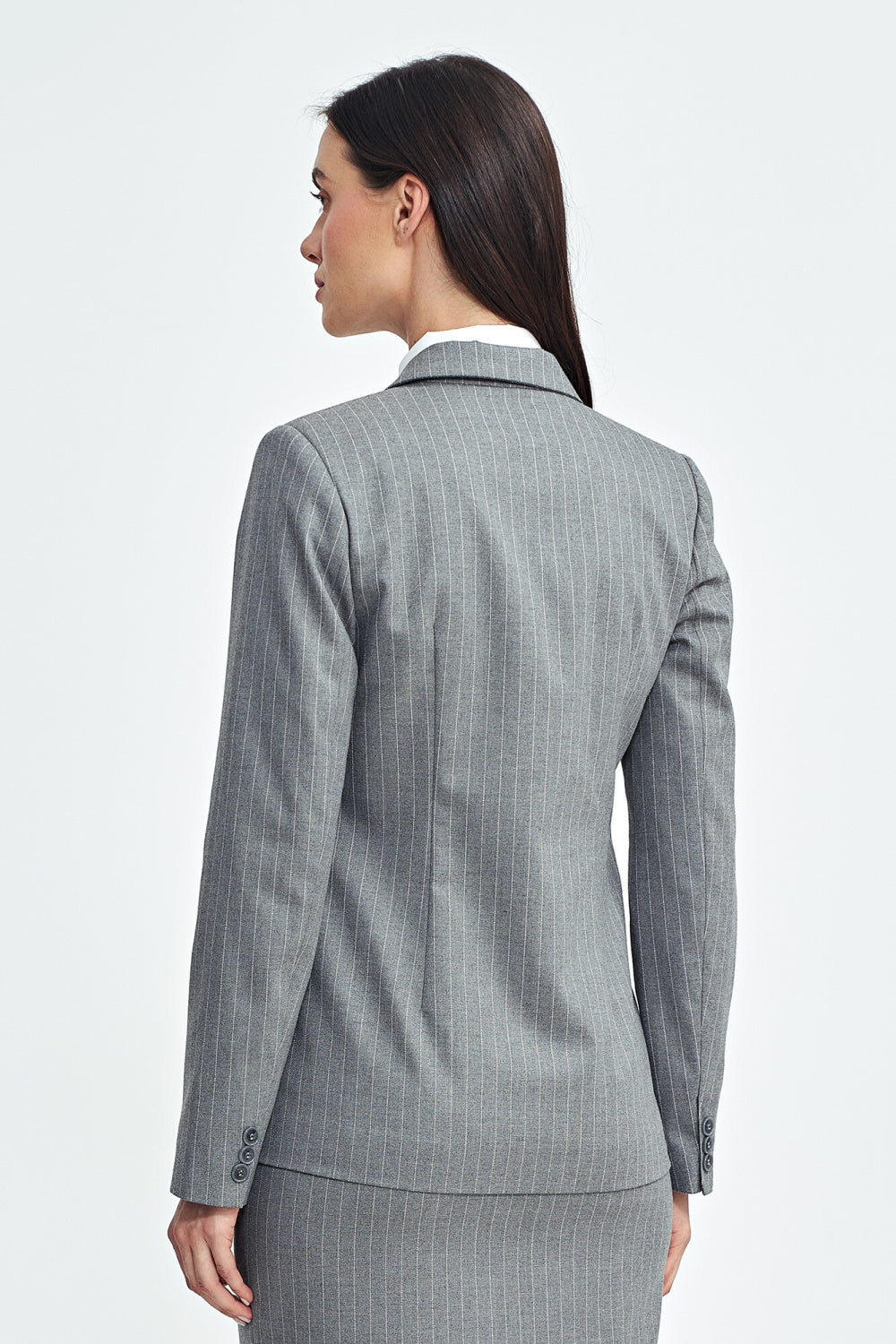 Tailored Fit Blazer - Grey