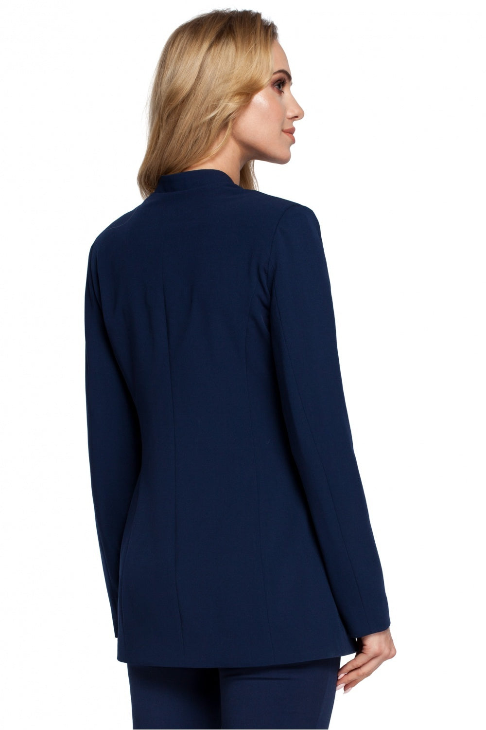 Elegant Blazer - Navy Blue